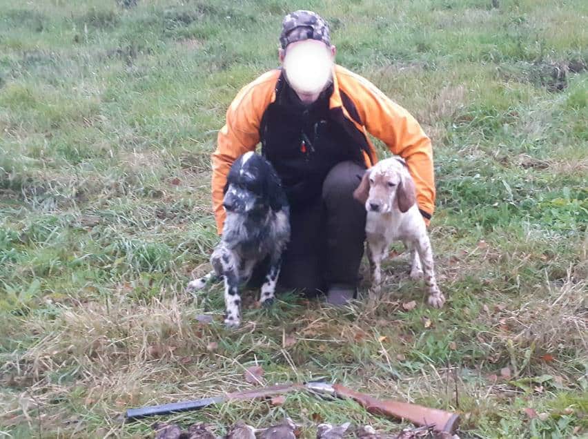 Woodcock hunting group